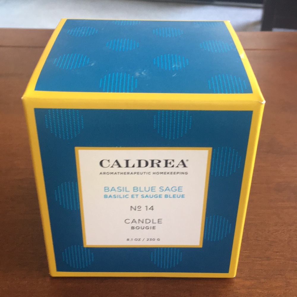 Caldrea Basil Blue Sage Candle